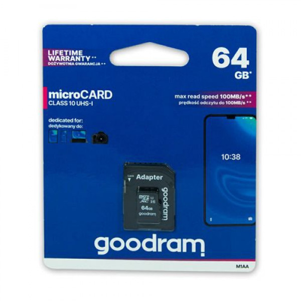 Goodram Micro SD card 64GB