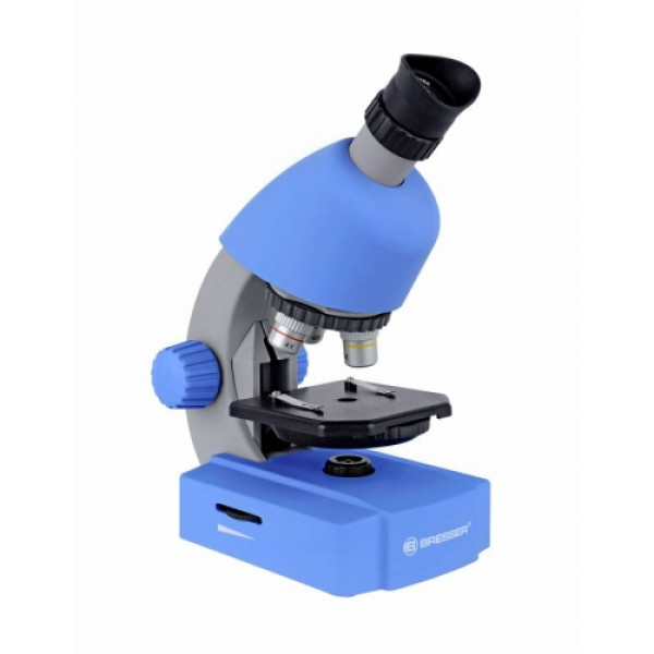 Bresser Junior 40x-640x microscope (blue)