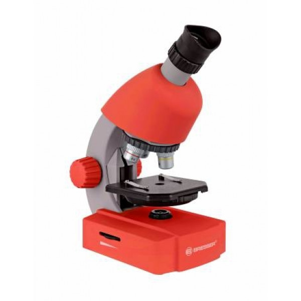 Bresser Junior 40x-640x microscope (red)
